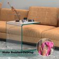 thumbnail image 4 of Gymax Tempered Glass End Table Transparent Sofa Side Accent Table Living Room, 4 of 10