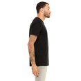 thumbnail image 3 of BELLA+CANVAS T-Shirt Jersey CVC pour Homme, 4TG, Noir Chiné, 3 of 3