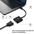 thumbnail image 4 of Mini DisplayPort to VGA, Benfei Mini DP Display Port to VGA (Thunderbolt Compatible) Male to Female Adapter Compatible for ThinkPad SurfacePro PC, 4 of 10