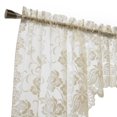 thumbnail image 4 of Loft Living Louis Transparent Passe-tringle Swag Valance 72 x 32 in Ivoire, 4 of 6