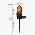 thumbnail image 3 of Agiferg Courtyard Waterproof Solar Lamp, Resin Hedgehog , Outdoor Garden Decorative Lamp, 3 of 5