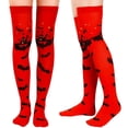 thumbnail image 1 of Costumes d'Halloween pour Femmes et Filles Adultes Accessoires de Cosplay Bas Chaussettes, 1 of 4