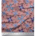 thumbnail image 1 of Soimoi Rayon Fabric Tiles Moroccan Print Sewing Fabric Yard 56 Inch Wide, 1 of 3