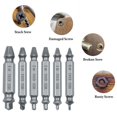 thumbnail image 2 of 6Pcs Damaged Screw Extractor Speed Out Drill Bits Tool Broken X1F1 Remover Z7Y4, 2 of 8