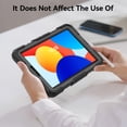 thumbnail image 4 of XYX For Xiaomi Redmi Pad SE 8.7 inch 2024, 360 Rotating Shockproof Cover with Stand, Screen Protector, Shoulder Strap, Black, 4 of 7