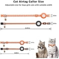 thumbnail image 5 of 2pcs Adjustable Airtag Cat Collars, Reflective Air Tag Cat Collar With Breakaway Safety Buckle And Bell, 5 of 5