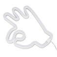 thumbnail image 1 of Hand Finger LED Neon Light, USB And Battery Powered LED Neon Sign Warm Light Shockproof  For Bedroom, 1 of 8