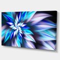 thumbnail image 2 of Dancing Bleu Clair Pétales de Fleurs - Impression sur Toile Florale, 2 of 3