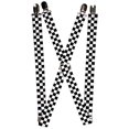 thumbnail image 1 of mens Buckle-down - Checkered Suspenders, Multicolor, One Size US, 1 of 2