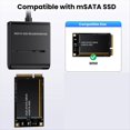 thumbnail image 2 of MSATA Easy Drive Cable Type C Mini USB3.1 External Hard Drive Enclosure 6Gbps High Speed Solid State Drive Cable,B, 2 of 4