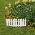 thumbnail image 3 of Shisuyan 10 Pcs Decorative Plastic Picket Fence Display Fence Garden Fence Path Fence, 3 of 9