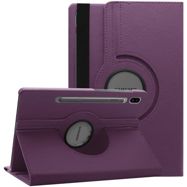 [PST] Samsung Tab S7 FE 12,4 Pouces 5G T730 T736 Étui pour Tablette, Étui Intelligent à Rotation 360 Degrés en Cuir PU avec Support
