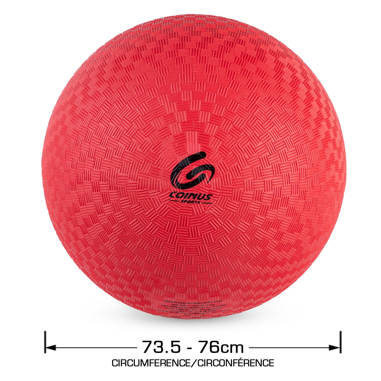 Coinus Sports Playground Ball 9 in diameter - Red