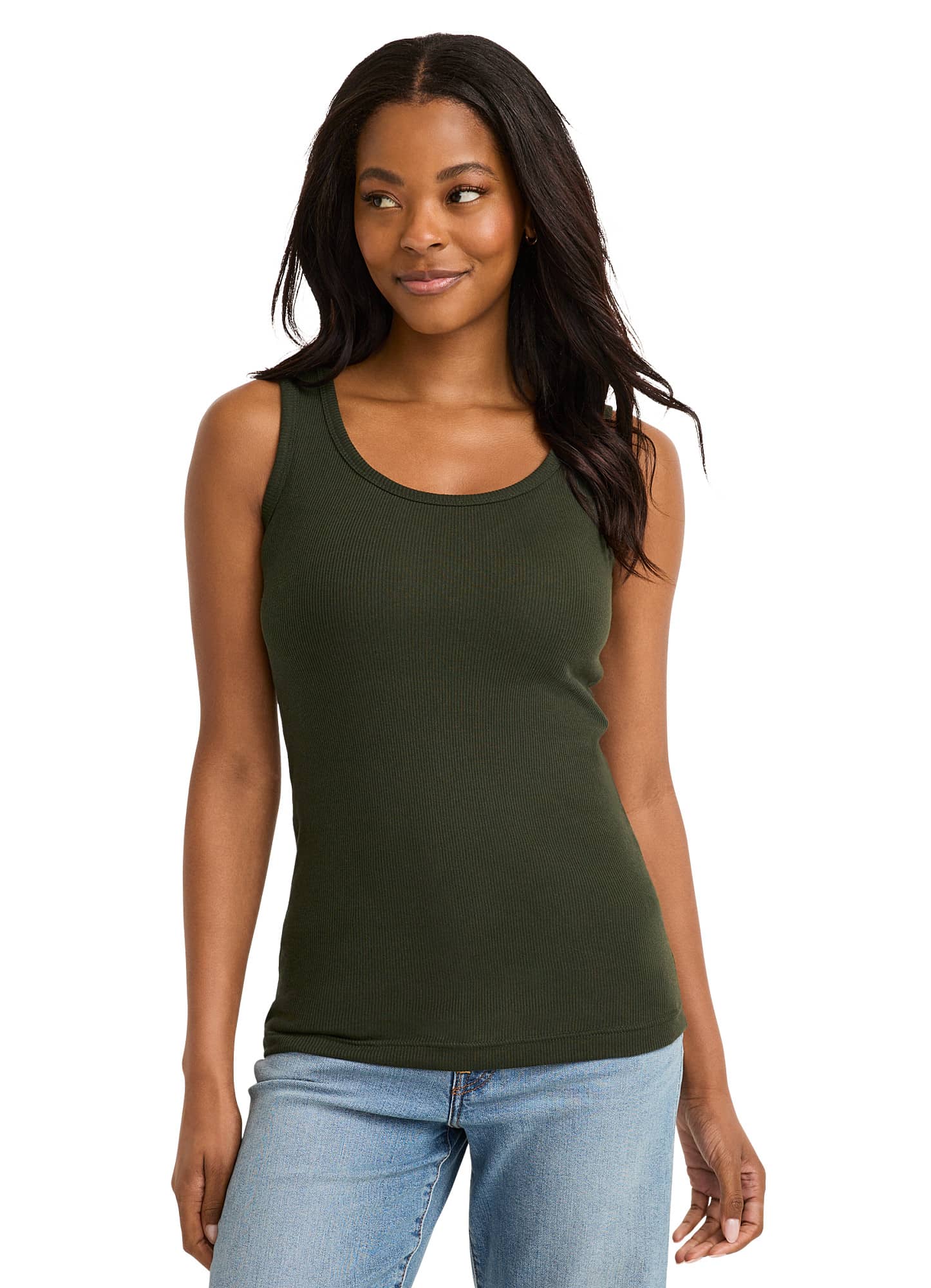 Jockey 100% Cotton Rib Tank