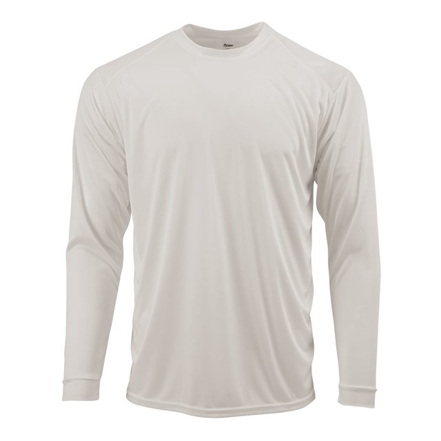 Paragon Mens Long Islander Performance Long Sleeve T-Shirt, S, Sand-1