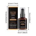 thumbnail image 2 of SIfdSeng Face Tanner Quick Self Tanning Lotion Bronzing Face Lotion Sunless for A Natural Extraction Formula Moisturizing Bronzing Lotion for Face & Bod 50Ml, 2 of 8