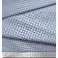 thumbnail image 2 of Soimoi Blue Silk Fabric Semi Circle Geometric Printed Fabric 1 Yard 42 Inch Wide, 2 of 5