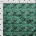 thumbnail image 3 of oneOone Cotton Jersey Green Fabric Patchwork Sewing Craft Projects Fabric Prints By Yard 58 Inch Wide, 3 of 5