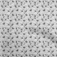 thumbnail image 1 of oneOone Cotton Silk Light Gray Fabric Floral Sewing Craft Projects Fabric Prints By Yard 42 Inch Wide, 1 of 4