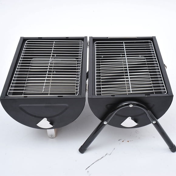 Outsunny Gril de table pliant portable