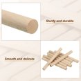 thumbnail image 4 of Unique Bargains 5/8 x 6 Inch Dowel Rods Wood Sticks Unfinished Wooden Dowel Rods Round Dowels Sticks 25 Pcs, 4 of 6