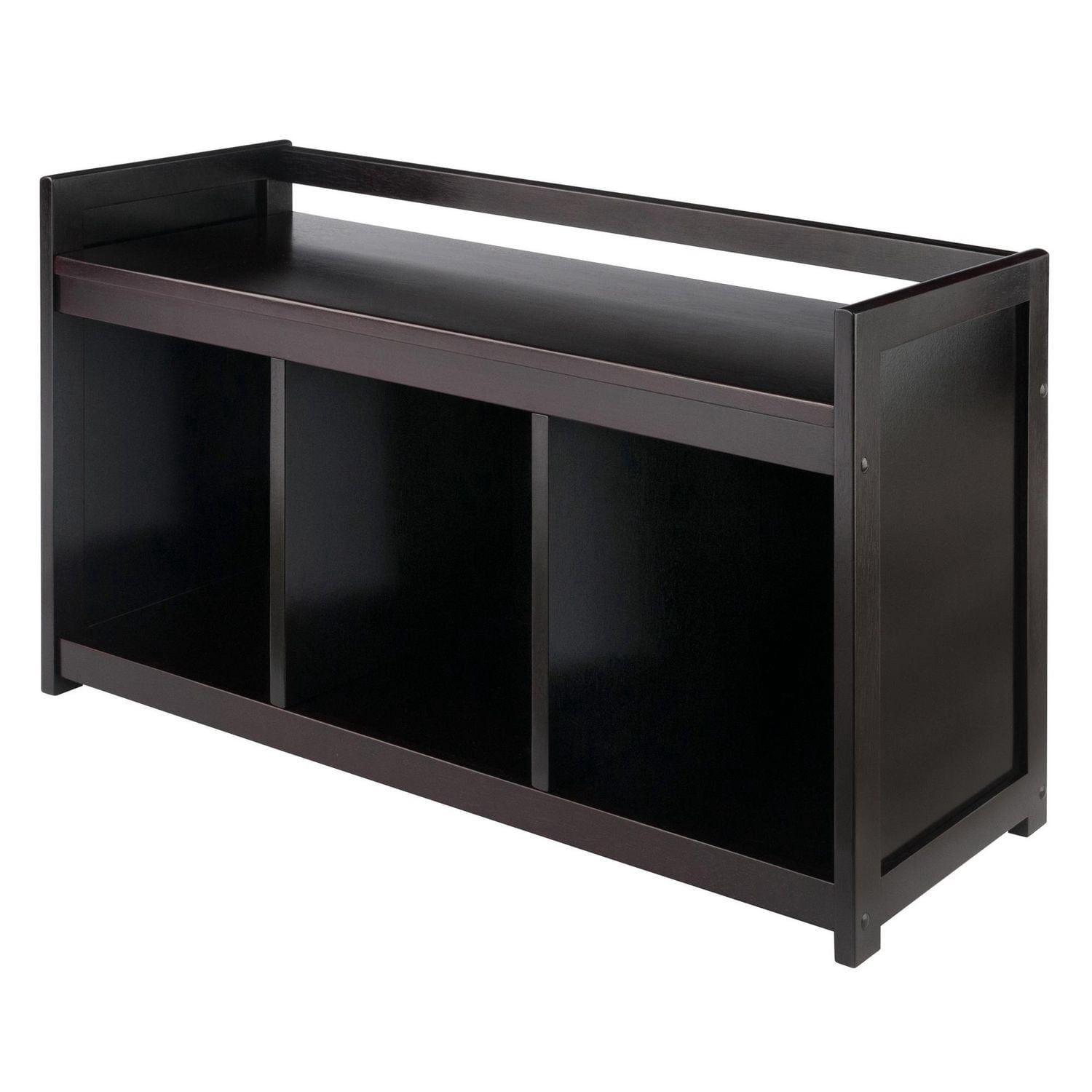 Banc de rangement Addison de Winsome Trading Inc. 4 pièces avec 3 sections