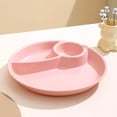 thumbnail image 4 of Aodebiao Portion Control Plate for Balanced Eating, Unbreakable Divided Plates,3 Compartment Plates, Reusable Plastic Plates, BPA Free for Adults, 4 of 7