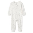 thumbnail image 1 of George Baby Girls' Pointelle Sleeper, 1 of 2