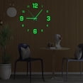 thumbnail image 4 of Large Wall Clocks Large Decorative Luminous Wall Clock Stickers, Diy Glowing Frameless Hanging Watches, Diy Sticker Wall Clocks for Kitchen, Bathroom, Home Decoration , Digital Luminous, 4 of 5