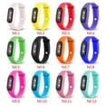 thumbnail image 2 of destyer Digital LED Walking Distance Pedometer Calorie Counter Sport Fitness Wrist Silicone Watch Bracelet, 2 of 9