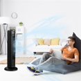 thumbnail image 2 of Pemberly Row 28" Oscillating Tower Fan with 3 Speeds in Black, 2 of 10