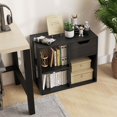 thumbnail image 4 of Costway 2 PCS 3-Cube Bookcase Organizer with 2-tier Wooden Storage Shelf & Pull-out Drawer, 4 of 9