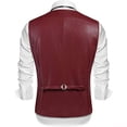 thumbnail image 3 of LSLJS Gilets Décontractés pour Hommes à Simple Boutonnage Imprimé Rétro Costume d'Hiver Débardeurs Col en V Hommes Col Rabattu avec Poches Gilets Formels Médiévaux, Chemises et T-Shirts Athlétiques pour Hommes Cadeaux pour Hommes, 3 of 3
