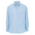 thumbnail image 1 of Edwards Men's Long Sleeve Soft Touch Poplin Shirt, BLUE, 4XLarge, 1 of 1