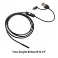 thumbnail image 1 of 3 In 1 USB Endoscope Type C Borescope 7mm Inspection Snake Camera HD IP67 With 6 Adjustabl LEDs Tpye-c Interface, Android Interface, And PC Computer Interfac, 1 of 3