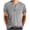 Light Gray, variant on AherBiu Mens Tee Shirts Button Crewneck T-Shirts Stretch Casual T Shirts for Men Summer Vintage Lightweight Henley Shirts
