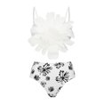 thumbnail image 5 of Maillot de Bain une Pièce pour Femmes avec Jupe de Plage, Paréo, Imprimé Floral Rétro, Ensemble Bikini Deux Pièces, 5 of 5