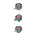 thumbnail image 3 of Decodeary Fashionable Baseball Cap Adjustable And Sun Defended Multi-colors Hat Denim 4 3Set, 3 of 6