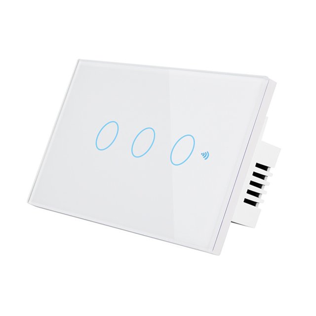 Wi-Fi Smart Switch Light Switch Voice Control, Remote Control, RF433, Touch Control Compatible with Alexa Google Home Schedule, Timer, Countdown No Neutral & Hub Required