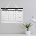 thumbnail image 4 of English Calendar Household Wall Calendar Note Hanging Monthly Calendar Home Calendar, 4 of 9