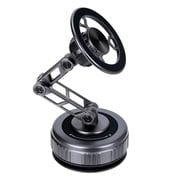 Magnetic Car Phone Holder, 360 Rotatable Folding Car Bracket, Cell Phone Holder Car Dashboard Windshield Vent, Suction Cup Foldable Car Mount for Universal