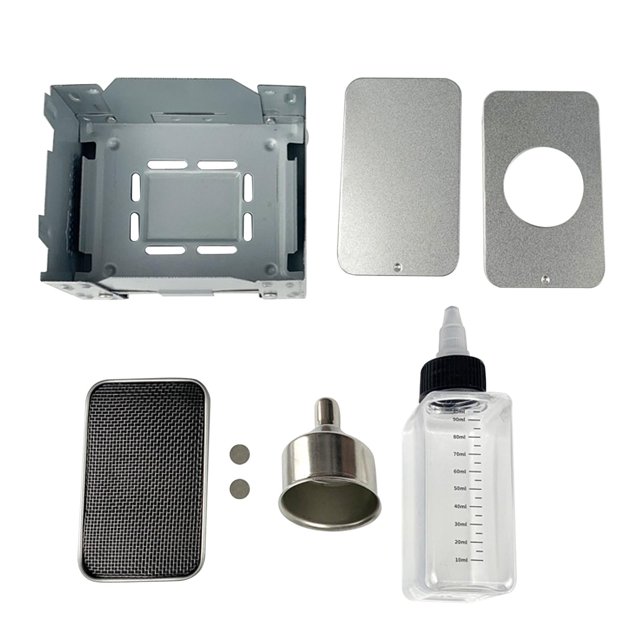 Réchaud à Alcool de Camping Base de Réchaud Chauffage Portable Brûleur à Alcool pour la Cuisson g