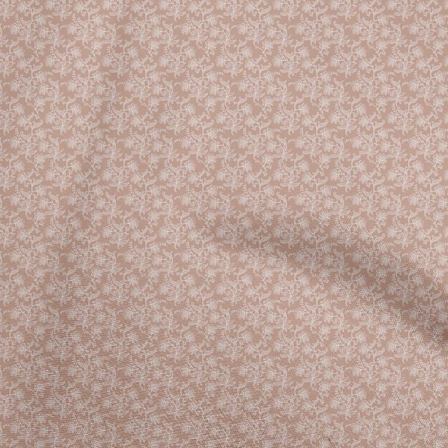 oneOone Polyester Spandex Rose Brown Fabric Toile Sewing Craft Projects Fabric Prints By Yard 56 Inch Wide