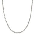 thumbnail image 1 of Sterling Silver 3.5mm Figaro Chain (Weight: 14.18 Grams, Length: 26 Inches), 1 of 4