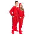 thumbnail image 1 of Combinaison à Capuchon à Pieds en Molleton Rouge Pyjama à Pieds pour Garçons et Filles, 1 of 2