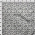 thumbnail image 4 of oneOone Rayon Gray2 Fabric Asian Japanese Wave Sewing Material Print Fabric By The Yard 56 Inch Wide, 4 of 4
