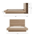 thumbnail image 4 of Nexera Marconi Platform Bed with Headboard, 4 of 9