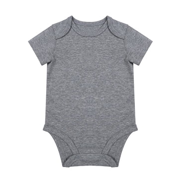 PMVFHDE Kids Clothes Unisex Baby Solid Baby Bodysuit Romper Blank For 0 24 Months Boys Girls Girls Bodysuits