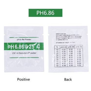 Dvkptbk Small Particles Ph Calibration Powder Bag Calibration Buffer Ph 6.86 Calibration Ph Meter PH Meters