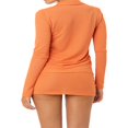 thumbnail image 5 of Tenues Ajustées 2 Pcs pour Femmes Col à Revers Boutons T-shirts Jupe Crayon Mini Décontractée Mode Urbaine Ensemble Vert m, 5 of 5